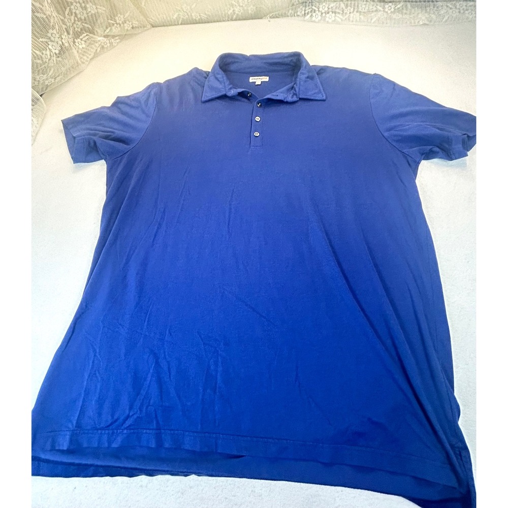 Chase54 Polo Shirt Mens 2XL Blue Athleisure